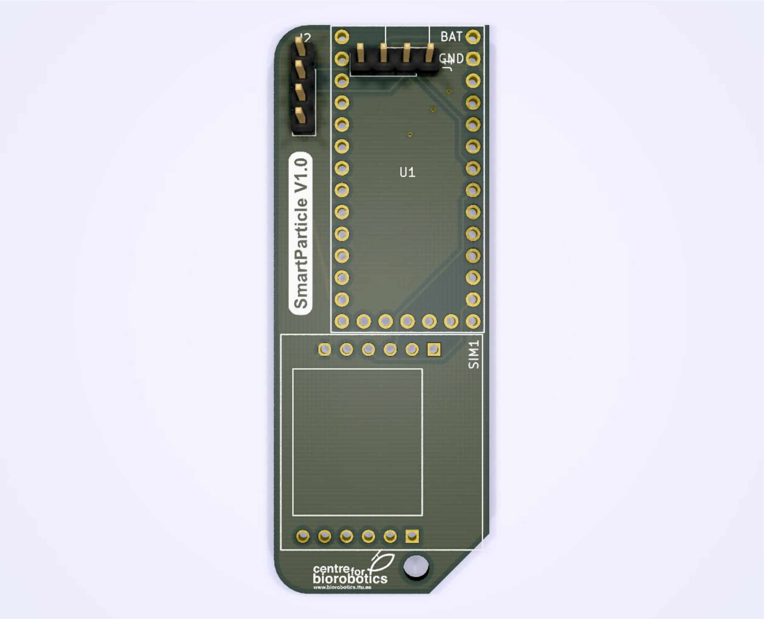 GSM PCB board top